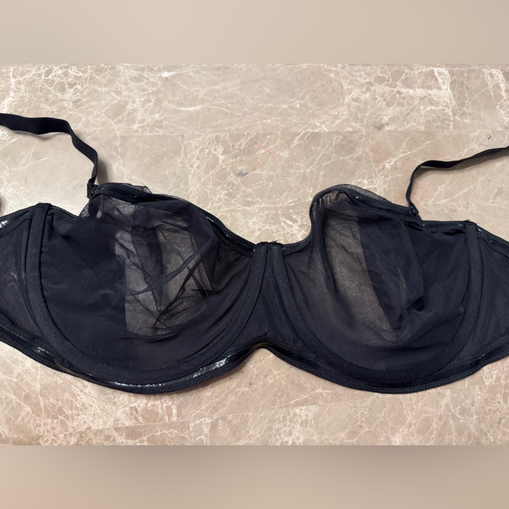 SKIMS ULTRA FINE MESH STRAPLESS BRA 34H - Picture 9 of 15